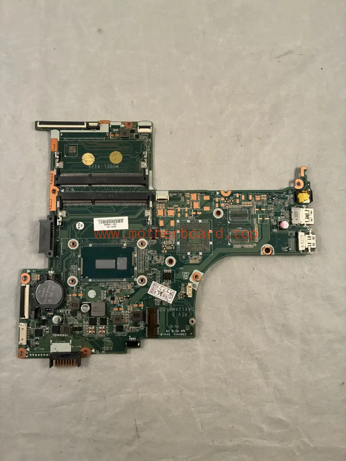 823916-001 MODEL:X12A DAX12AMB6D0 For HP 15-AB Laptop Motherboard w/I3-5020U CPU