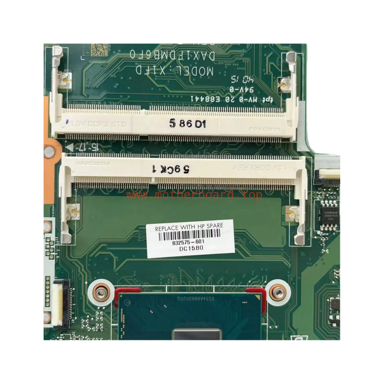 832575-601 For HP Pavillion 15-AB Motherboard DAX1FDMB6F0 X1FD w/ i7-6700HQ CPU 4