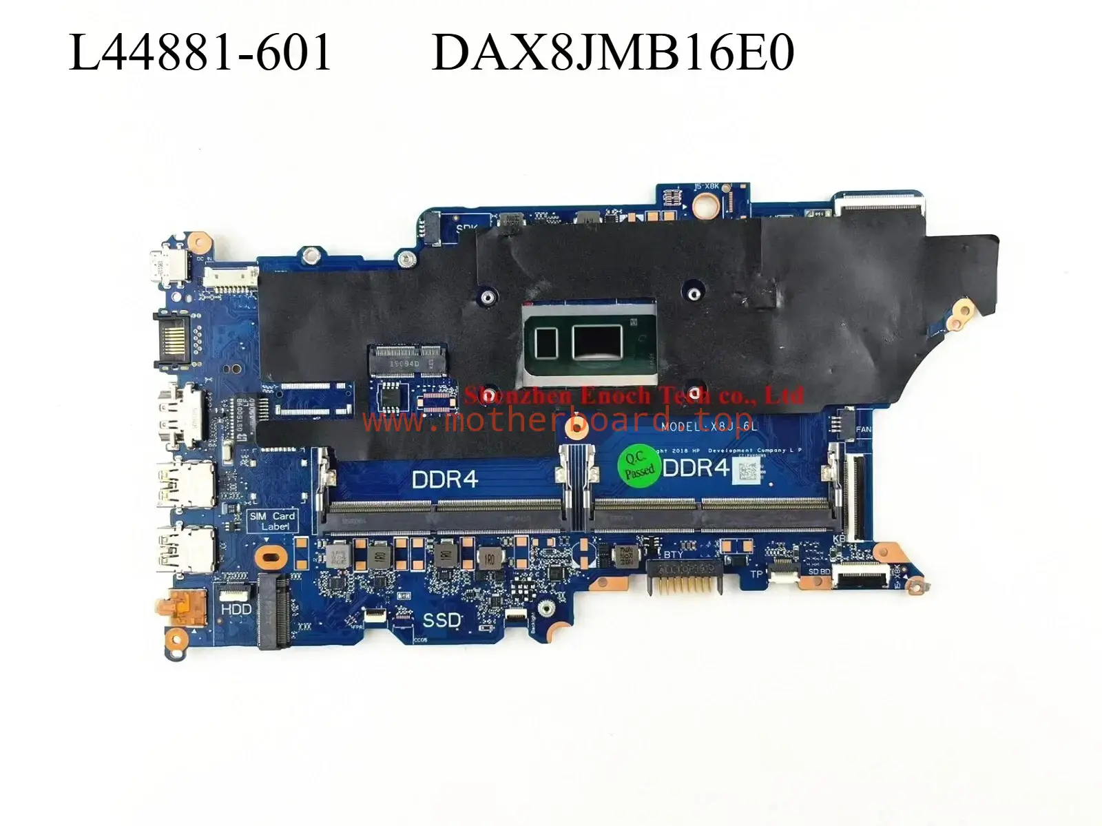 L44881-601 DAX8JMB16E0 For HP ProBook 440 G6 450 G6 Motherboard i3-8145U CPU