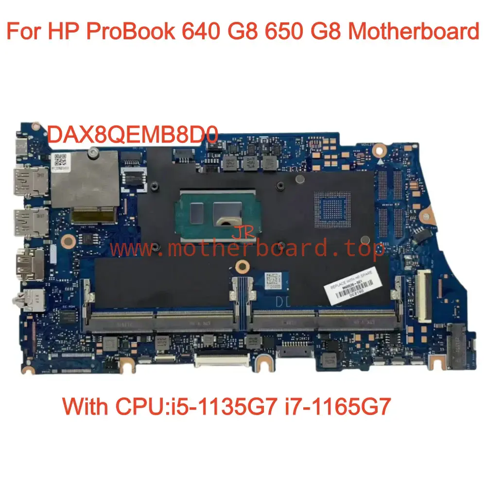 DAX8QEMB8D0 For HP ProBook 640 G8 650 G8 Motherboard CPU i5-1135G7 i7-1165G7