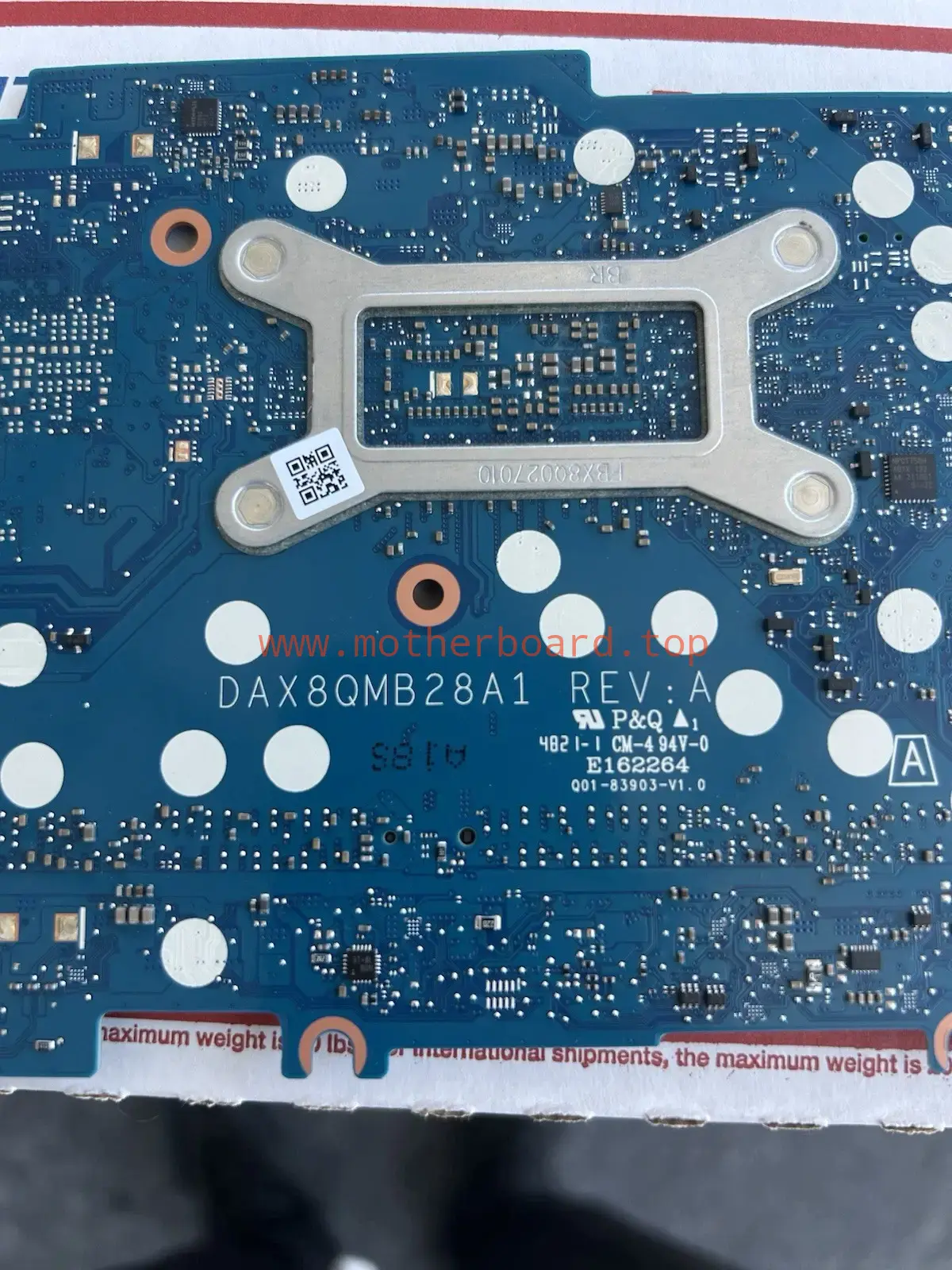 DAX8QMB28A1 Laptop Motherboard Rev:A for HP EliteBook 830 G5 ProBook 4