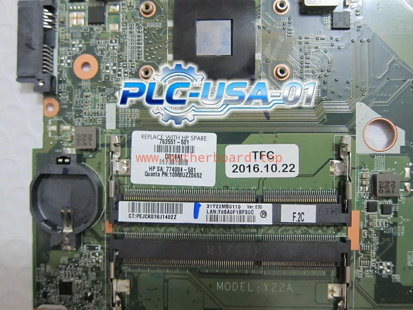 DAY22AMB6E0 Laptop motherboard For HP 14-V048 763551-501 with A8-6410 CPU *pt