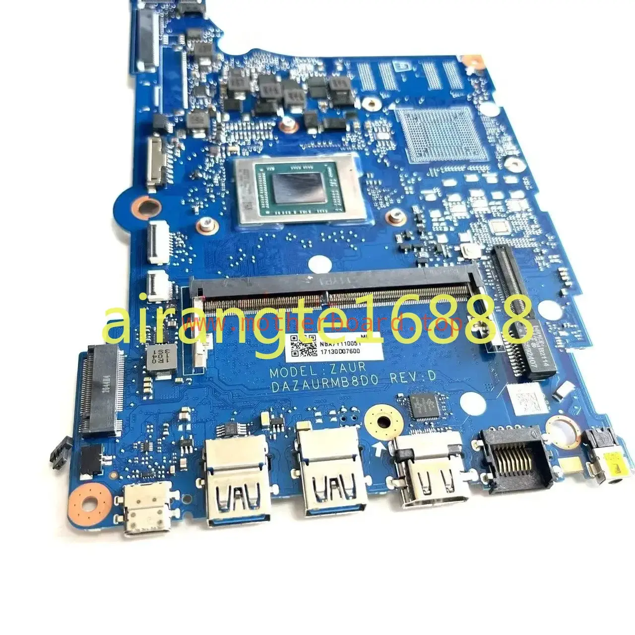 DAZAURMB8D0 For Acer Aspire 5 A515-44/A515-45 Motherboard with R5 R7 CPU UMA 3