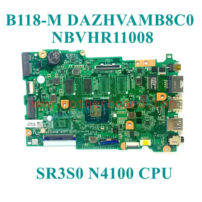 DAZHVAMB8C0 For Acer B118-M N4100 CPU Laptop Motherboard Tested Good