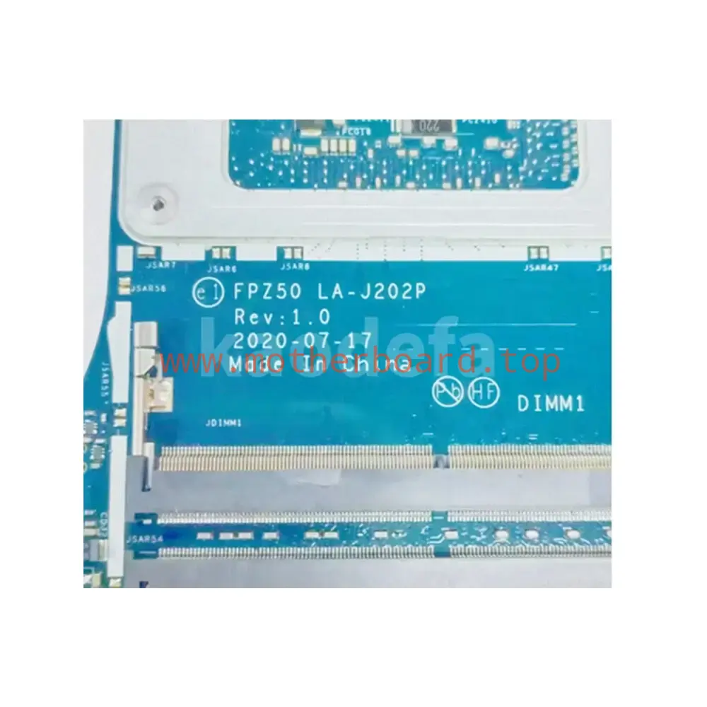 For HP ZBook Fury 15 G7 Laptop Motherboard with I9-10885H FPZ50 LA-J202P Tested 3