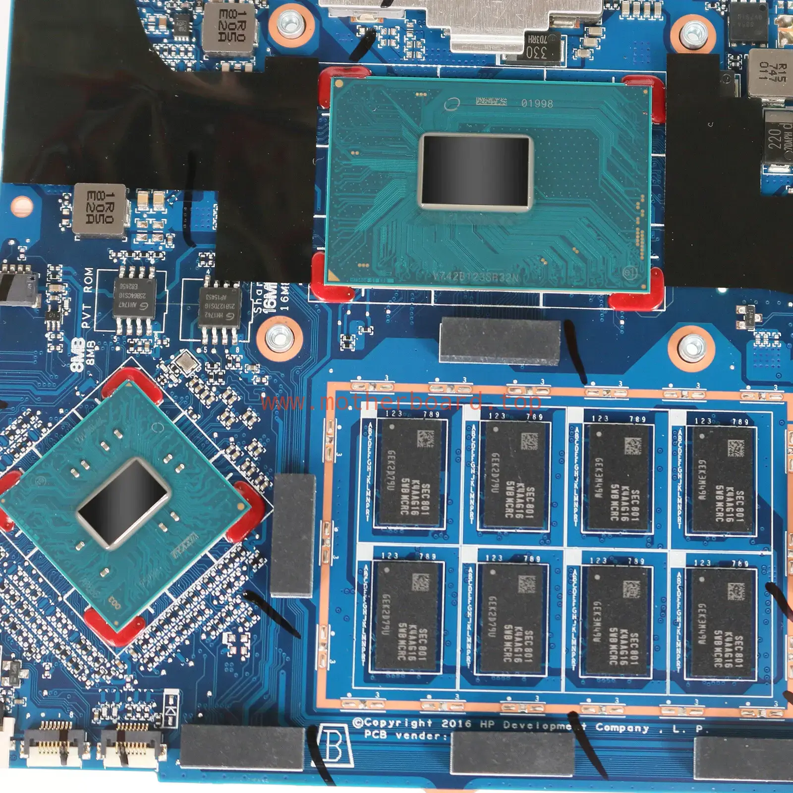 For HP 1040 G4 I7-7820HQ Laptop Motherboard L02230-601 DA0Y0GMBAG0 Mainboard 4