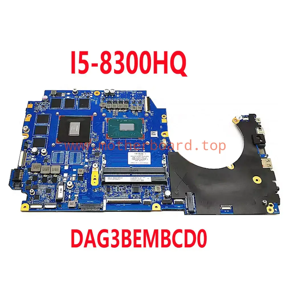 For HP17-AN TPN-Q195 Laptop Motherboard I5-8300HQ GTX1060 DAG3BEMBCD0 L11138-001
