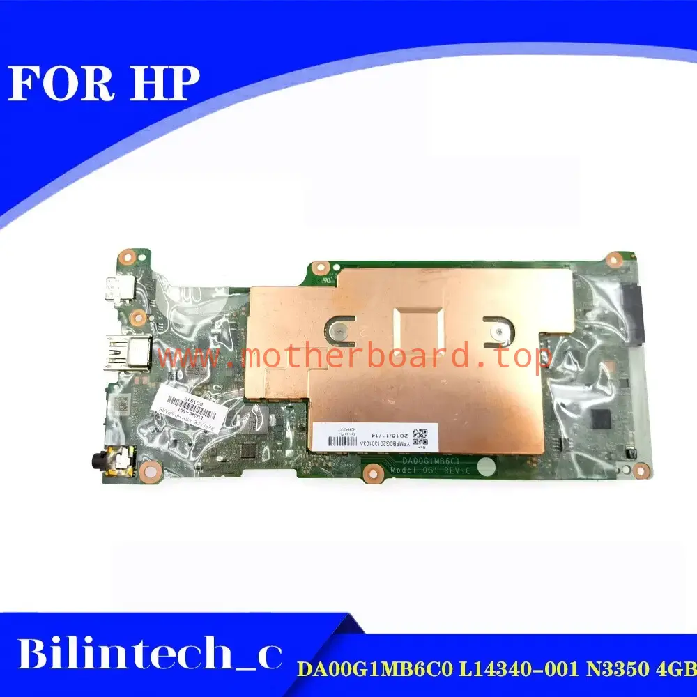 DA00G1MB6C0 L14340-001 N3350 FOR HP Chromebook 14 G5 14-CA Motherboard Test OK*