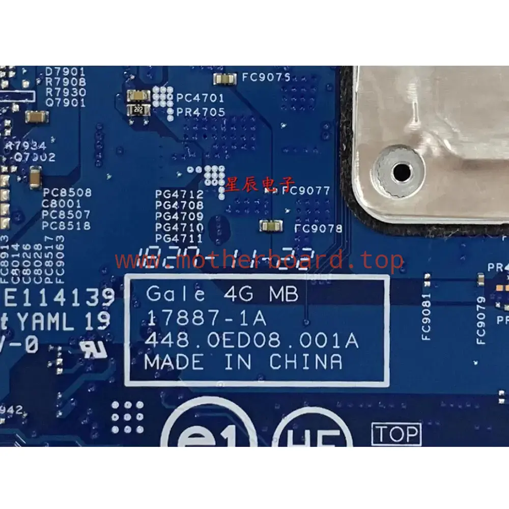For HP ENVY X360 15-CN TPN-W134 i7-8550U Motherboard 17887-1A L19448-601 3
