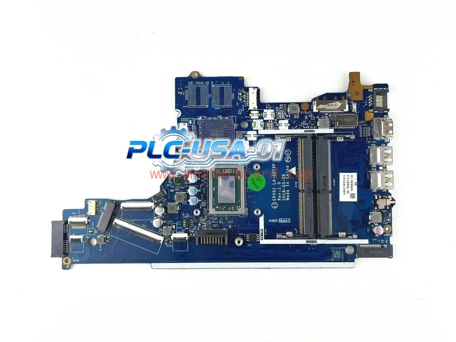 L20664-001 L20664-601 LA-G076P For HP 15-DB Motherboard AMD Ryzen 5 2500U CPU