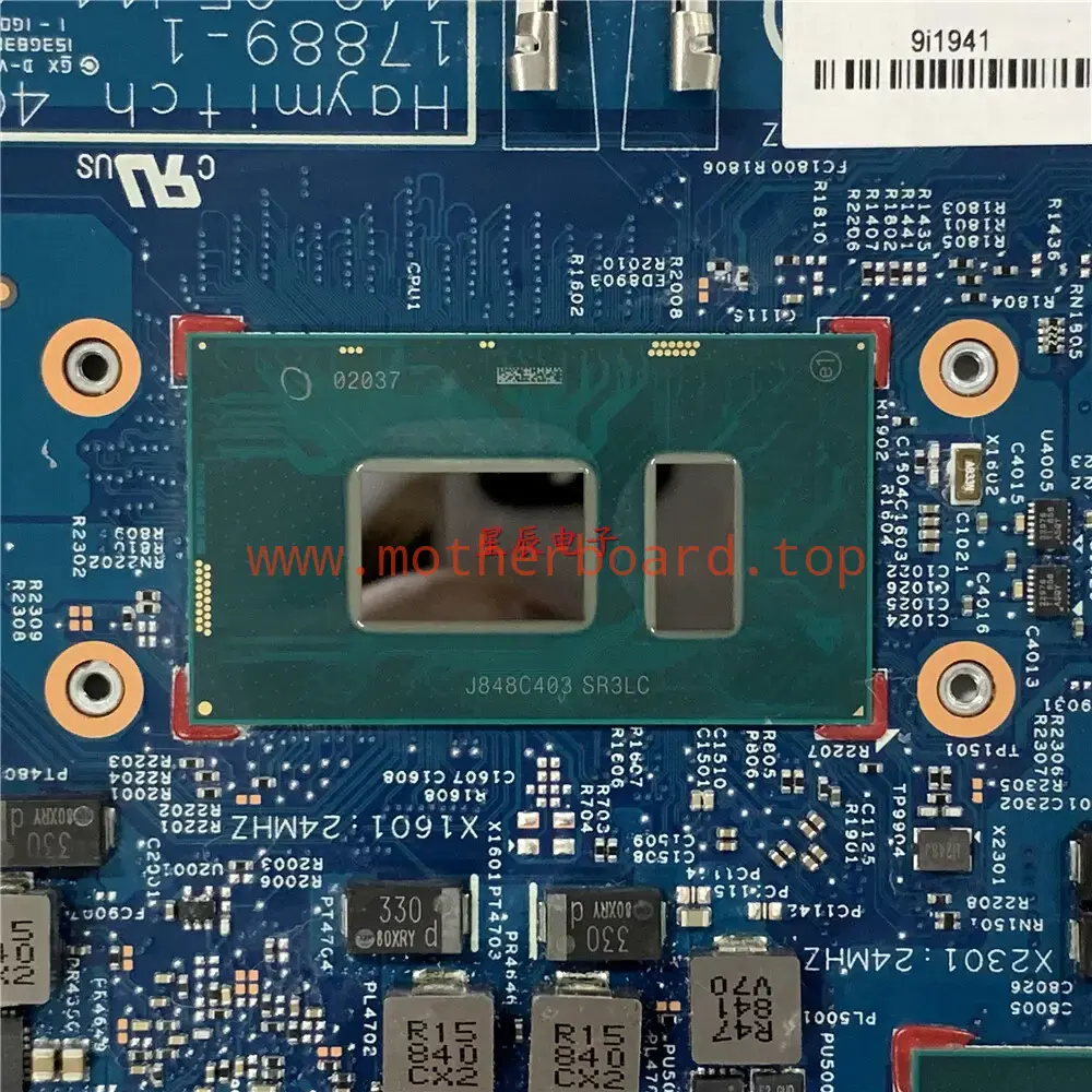 L20713-601 For HP ENVY 17-BW With i7-8550U Laptop Motherboard 3