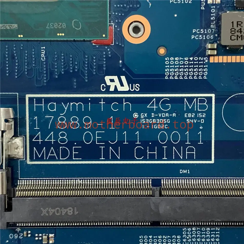 L20713-601 For HP ENVY 17-BW With i7-8550U Laptop Motherboard 4