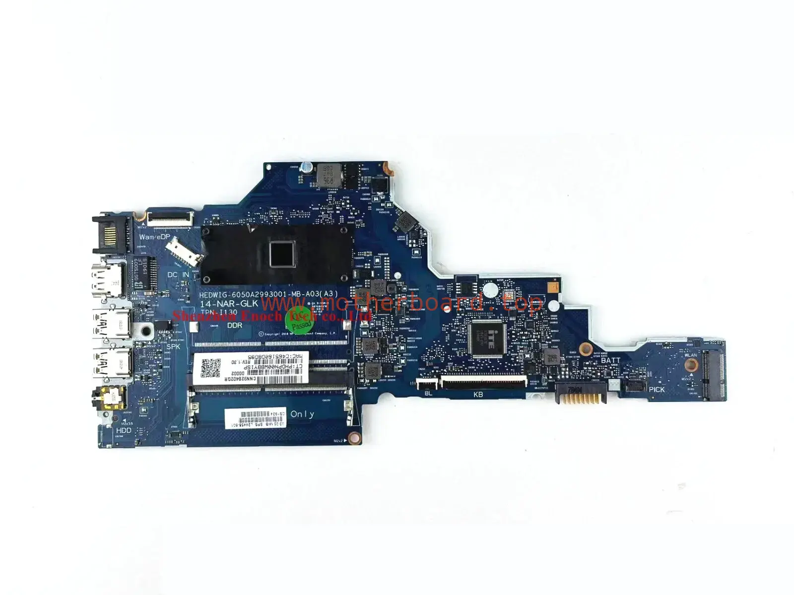 FOR HP 14-CF L24458-601 with N4000 CPU 64GeMMC 6050A2993001 Laptop Motherboard