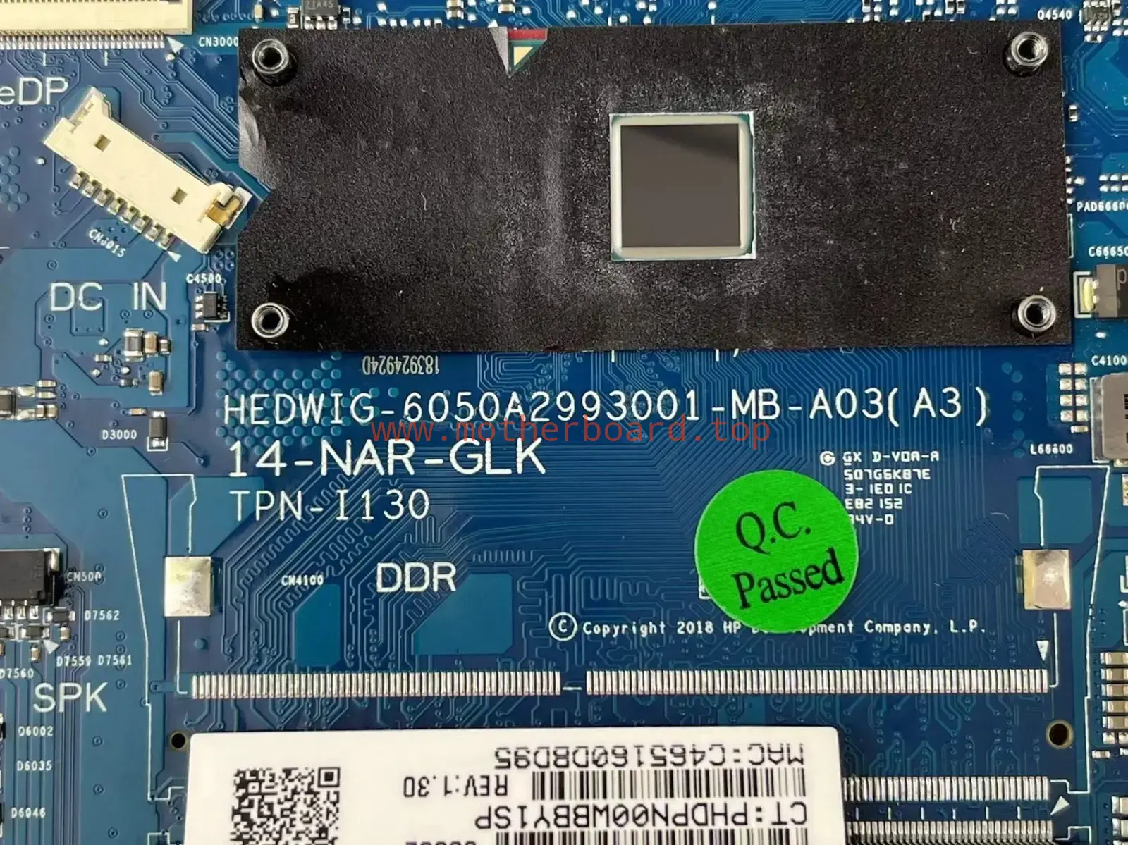 FOR HP 14-CF L24458-601 with N4000 CPU 64GeMMC 6050A2993001 Laptop Motherboard 4