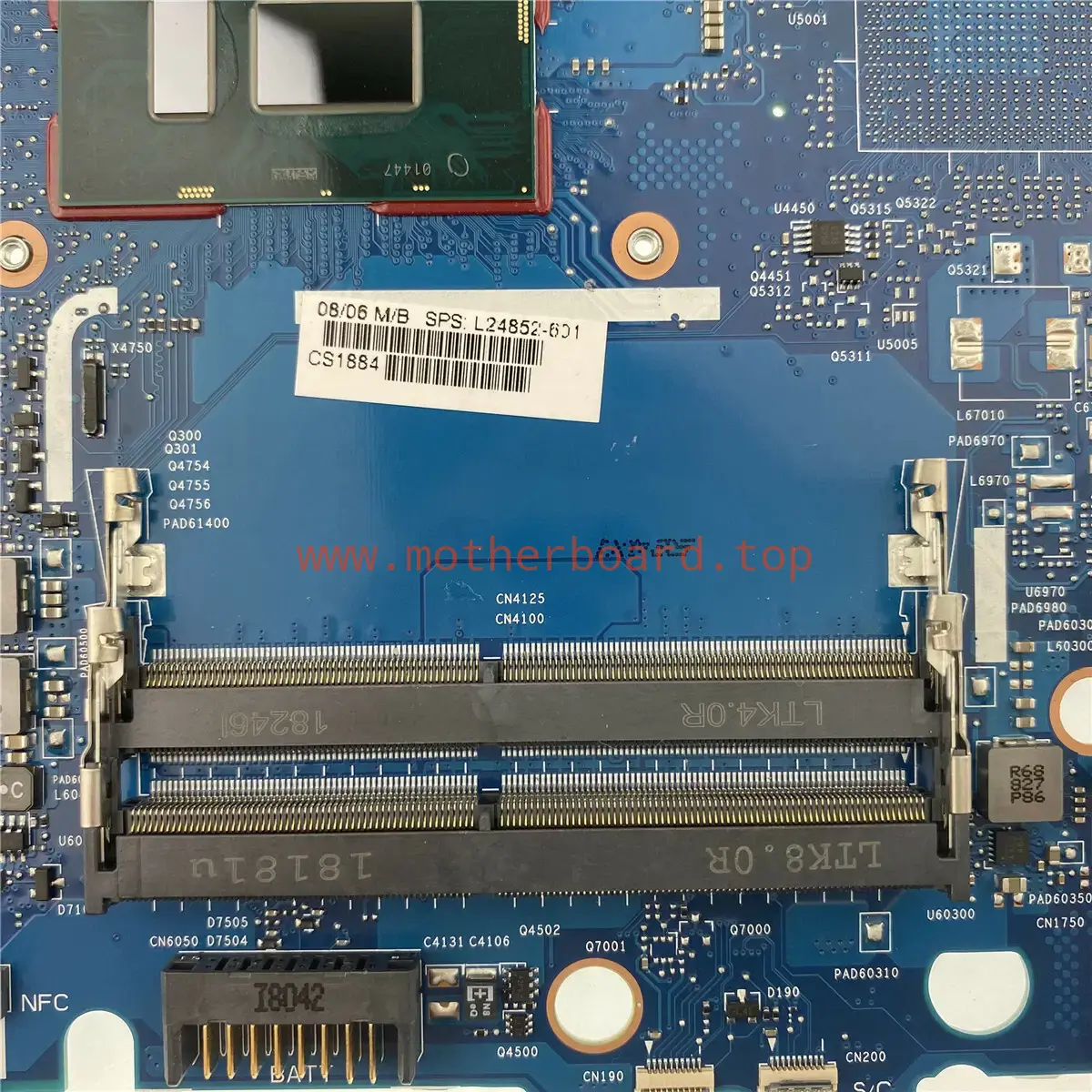 L24852-601 For HP ProBook 650 G4 6050A2930001 with i7-8550U Laptop motherboard 2