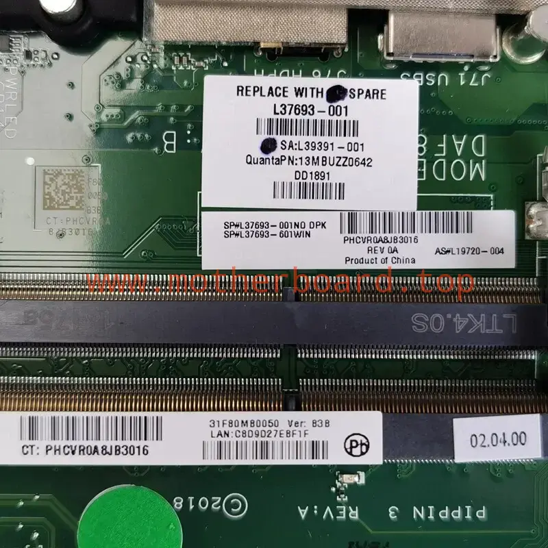 L37693-001 For HP 260 G3 DM Motherboard DAF80AMB6B0 DDR3 Mainboard 2