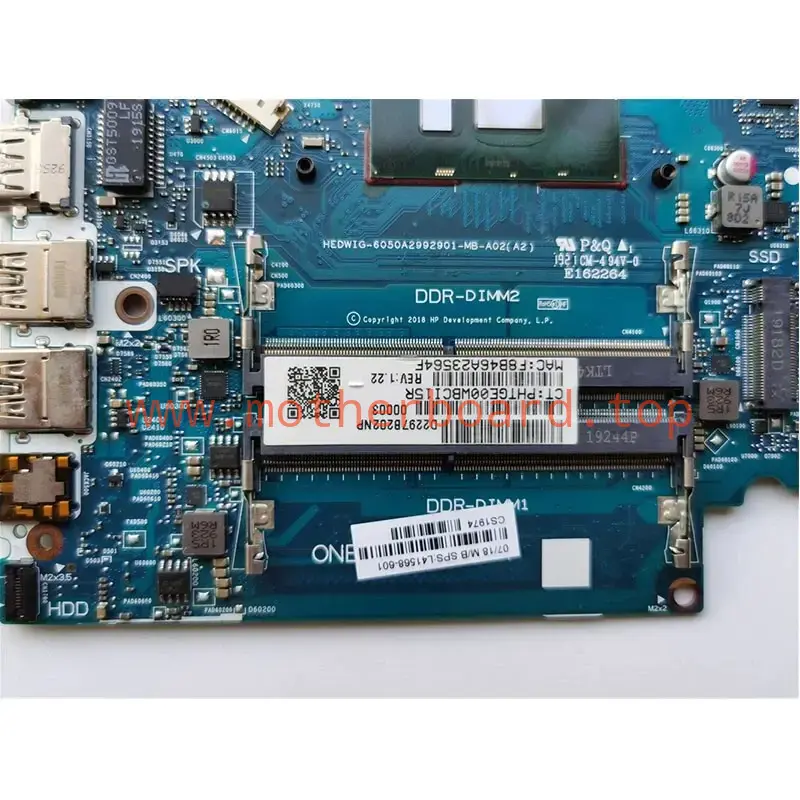 For HP TPN-I130 14-DF 14S-CF i3-7100U 6050A2992901 L41568-601 Motherboard Tested 3