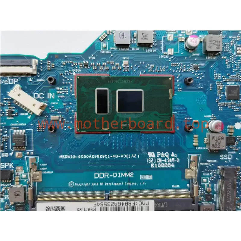 For HP TPN-I130 14-DF 14S-CF i3-7100U 6050A2992901 L41568-601 Motherboard Tested 4