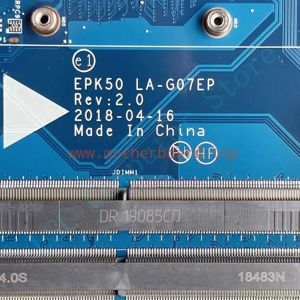 For HP 15-DA With I3-7020 CPU L49974-601 L49974-001 Laptop Motherboard 4