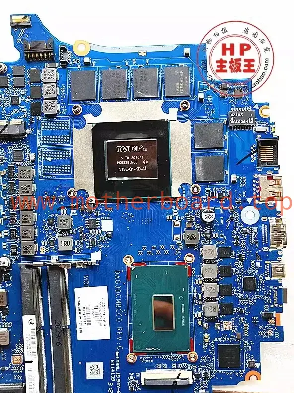 For HP 15-DC TPN-Q211 Motherboard L51794-001 DAG3DCMBCC0 i5-9300H RTX 2060 6GB 4