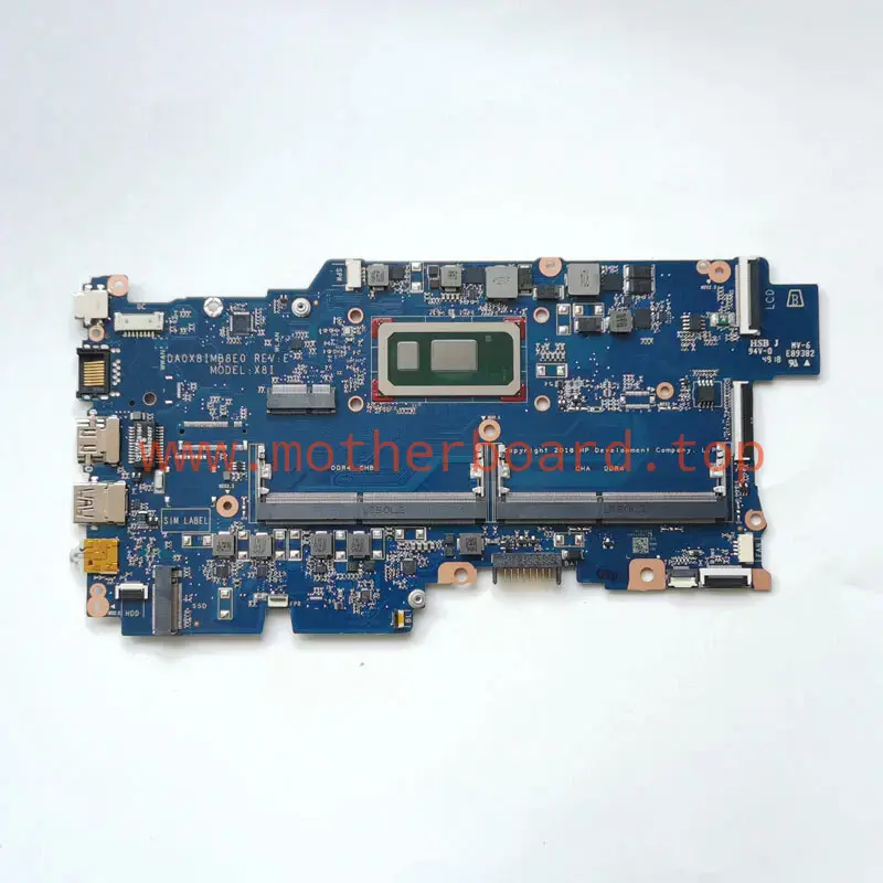 For HP PRO 13 G2 I5-8265 Motherboard DA0X8IMB8E0 L52201-601