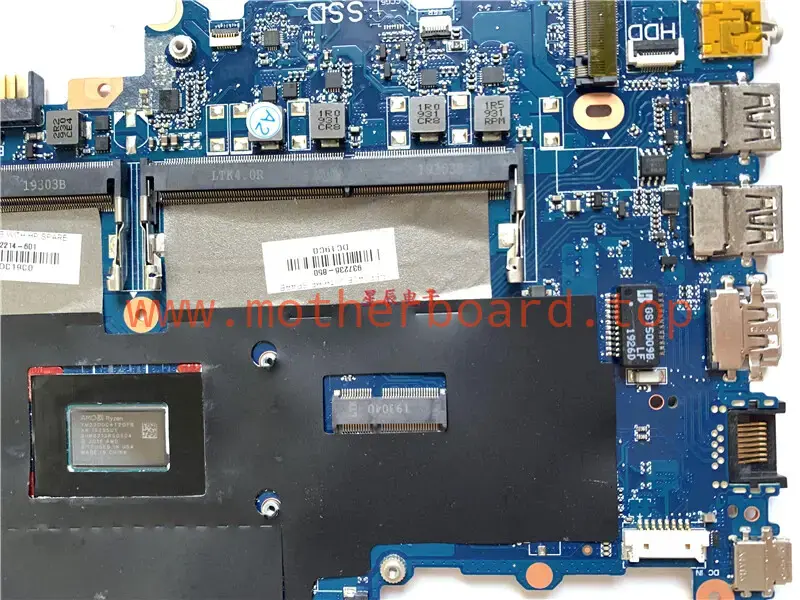 L52214-601 For HP 455R G6 455 G6 445 G6 With Ryzen3 2200U Laptop Motherboard 4