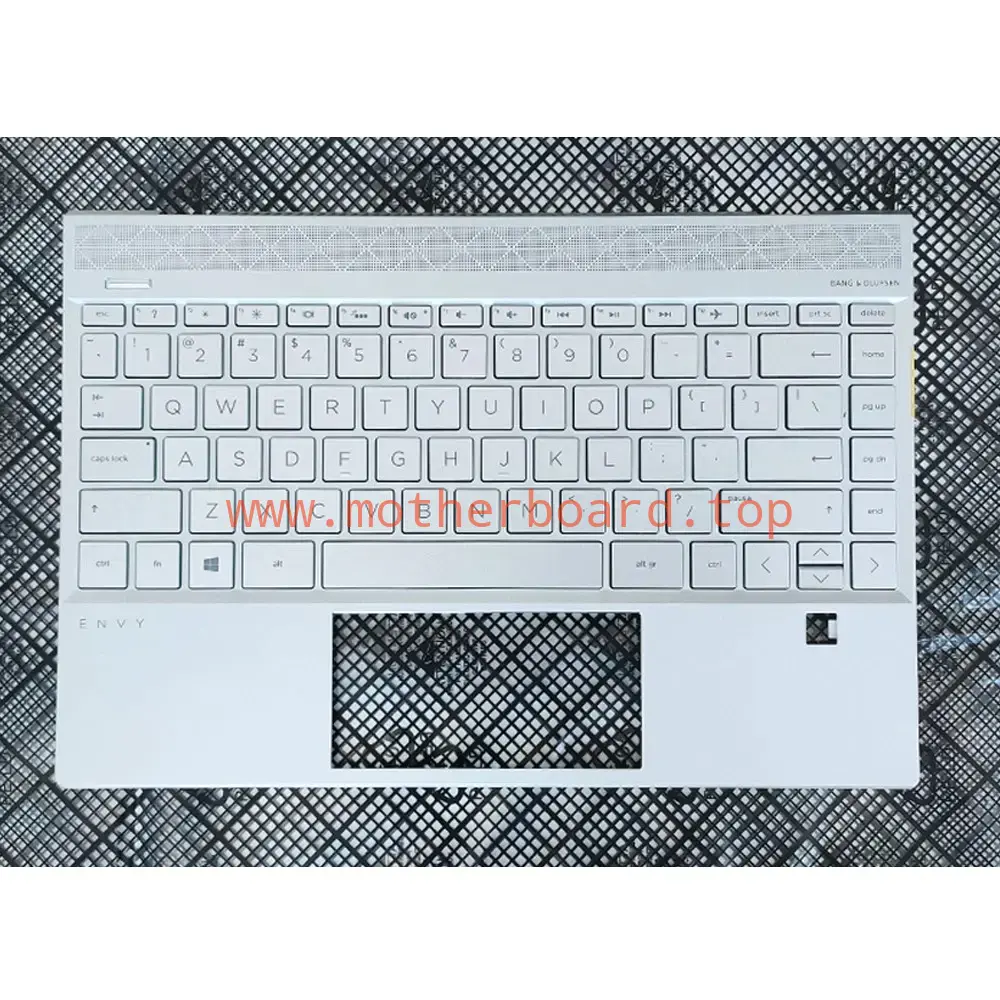 New For HP Envy X360 13-AQ TPN-W144 Palmrest Backlit Keyboard Silver L53415-001