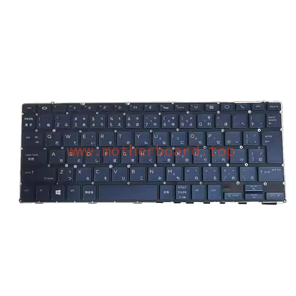 JP Keyboard For HP Elite Dragonfly G1 L57278-291 SG-99100-2VA with backlit Blue