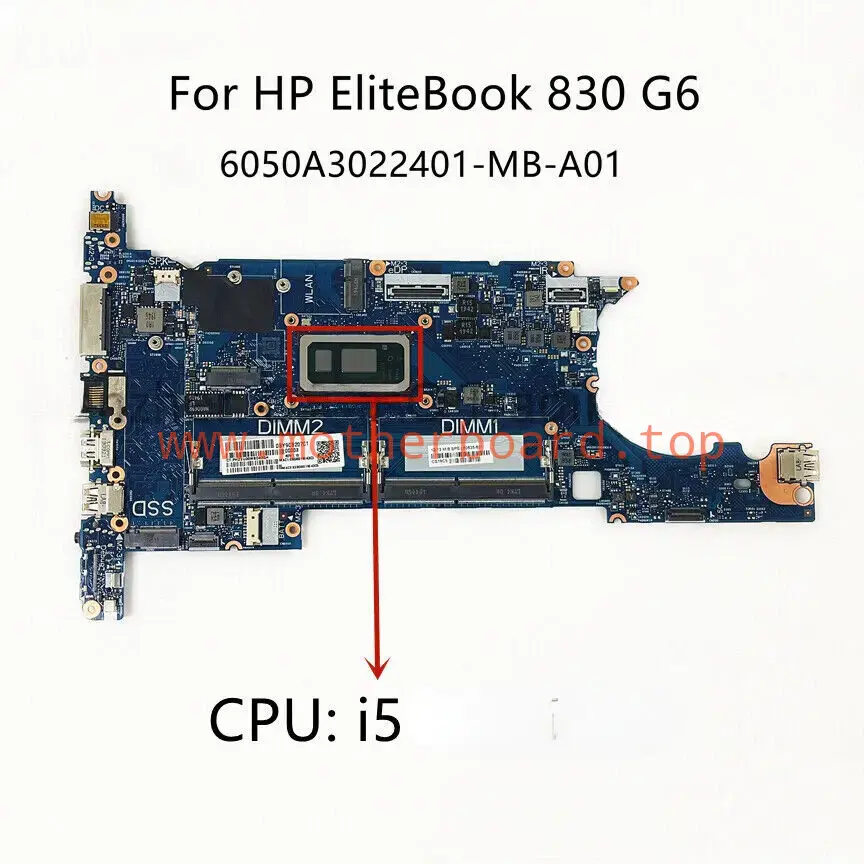 For HP EliteBook 830 G6 L60635-601 L60636-601 Laptop Motherboard W/ i5/7-8th CPU