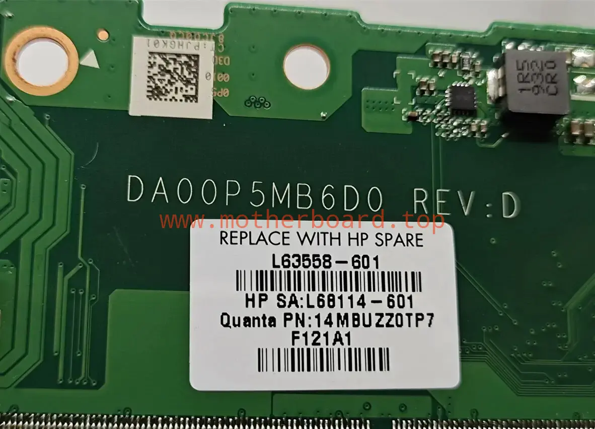 For HP Laptop 15-DY 15-FQ With I3-8145U DA00P5MB6D0 motherboard L63558-601 4