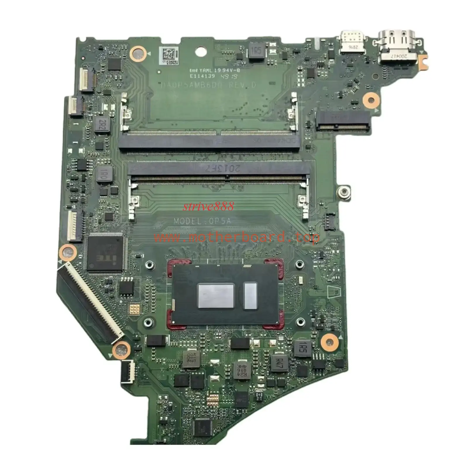 L63561-601 L63561-001 DA0P5AMB6D0 For HP 15-FQ 15-DY Motherboard w/Pent4417U CPU 2