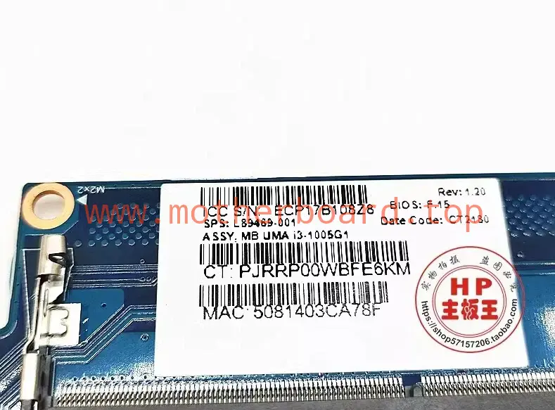 For HP 240 G8 14-CK Motherboard L89469-001 6050A3158801 SRGKF I3 1005G1 Test OK 3
