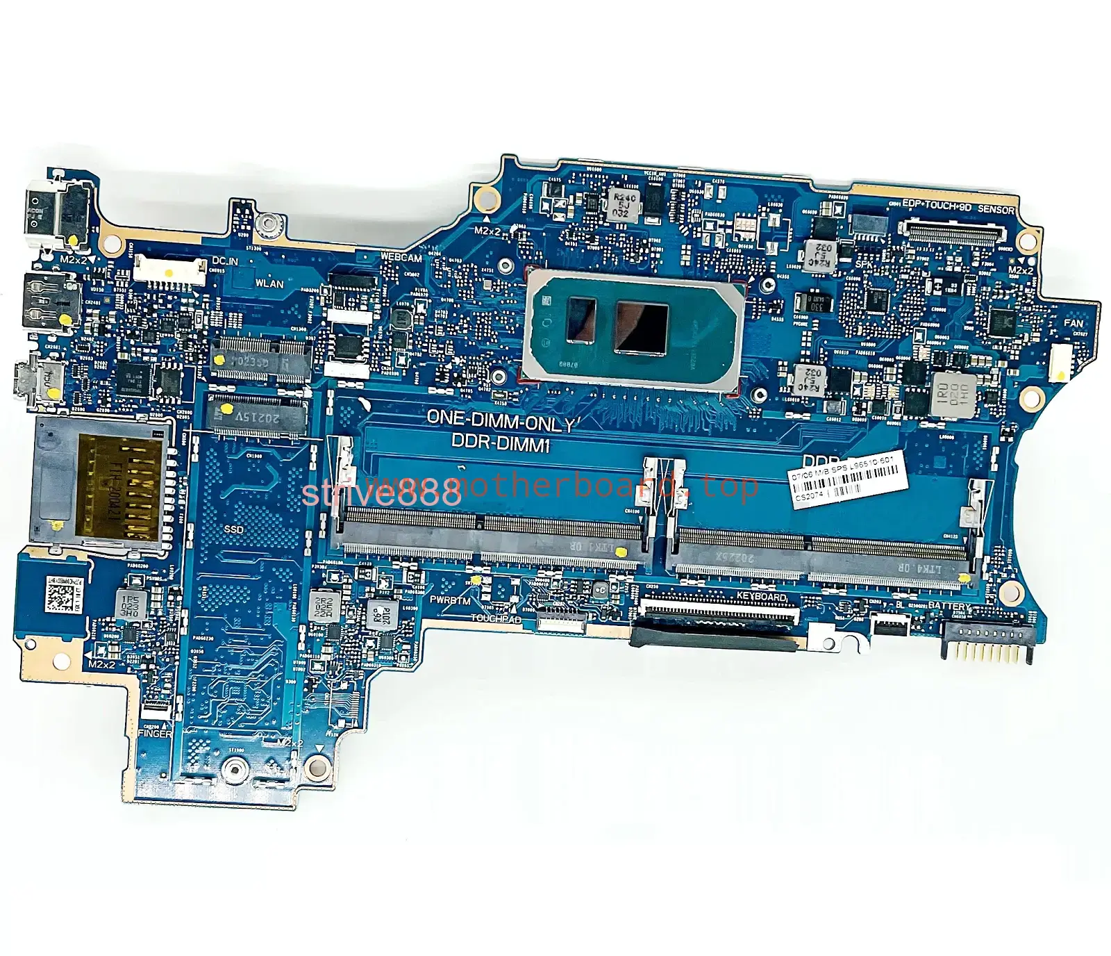For HP X360 14-DW w/I3-1005G1 CPU Motherboard L96510-601 L96510-001 6050A3156701