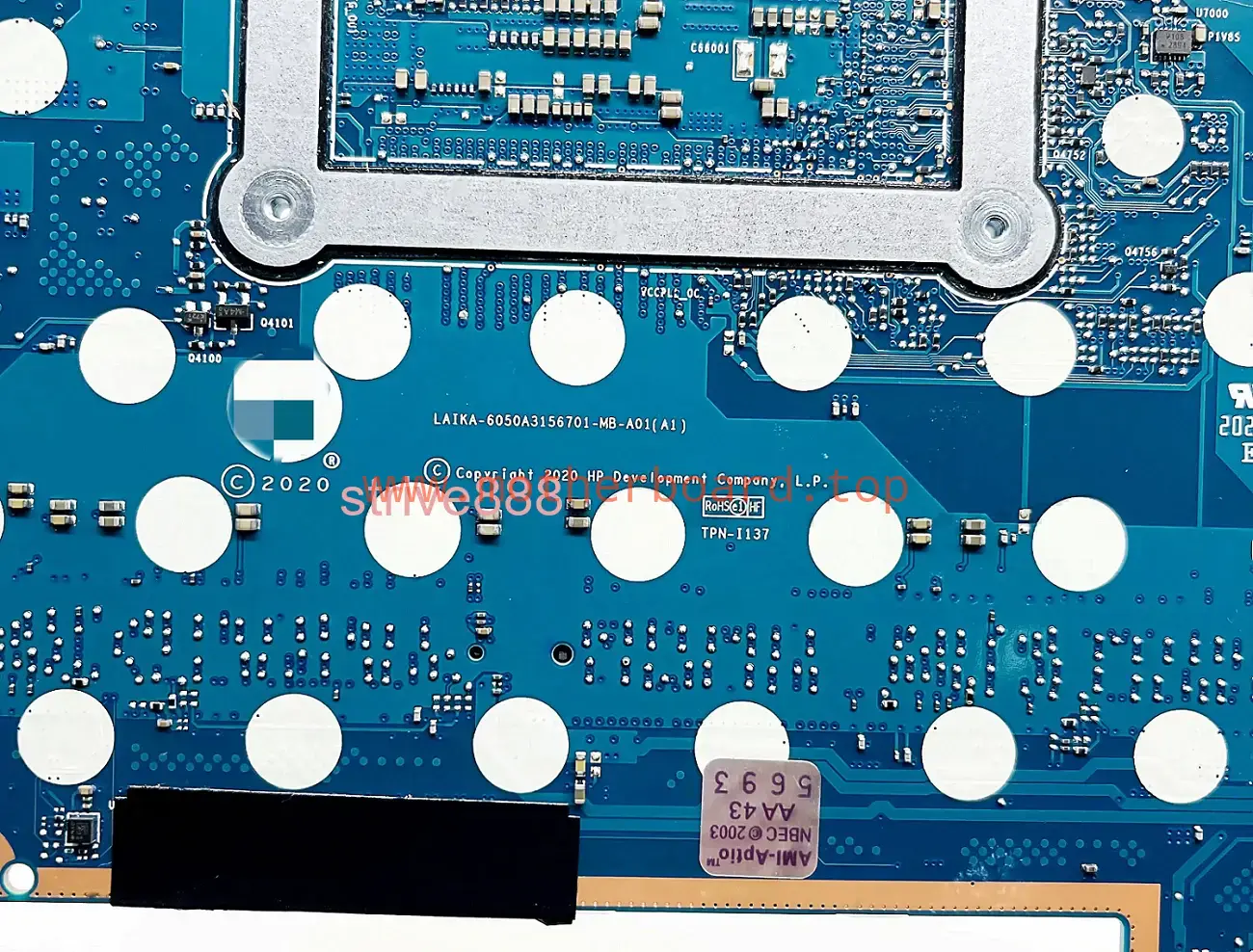 For HP X360 14-DW w/I3-1005G1 CPU Motherboard L96510-601 L96510-001 6050A3156701 3