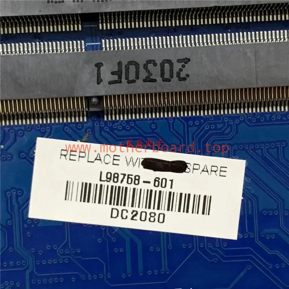 L98758-601 For HP 15-EK RTX 2070S 8GB i7-10750H CPU Laptop Motherboard 3