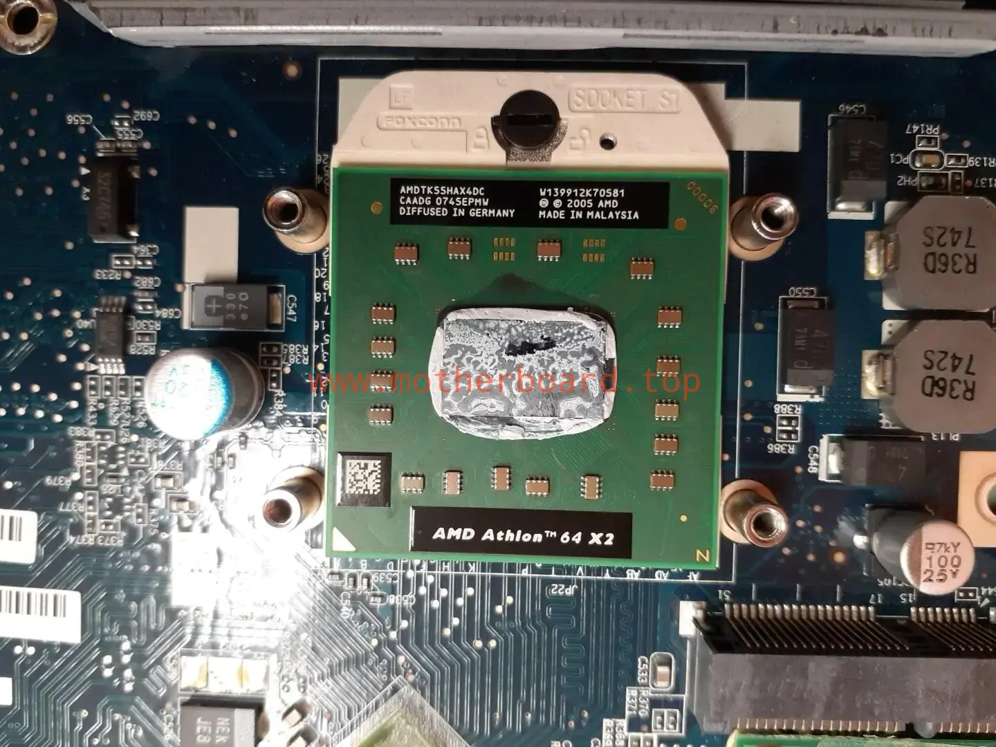 Acer 5520 5520G ICW50 LA-3581P Motherboard / AMDTK55HAX4DC / 1x2GB 1x1GB 2