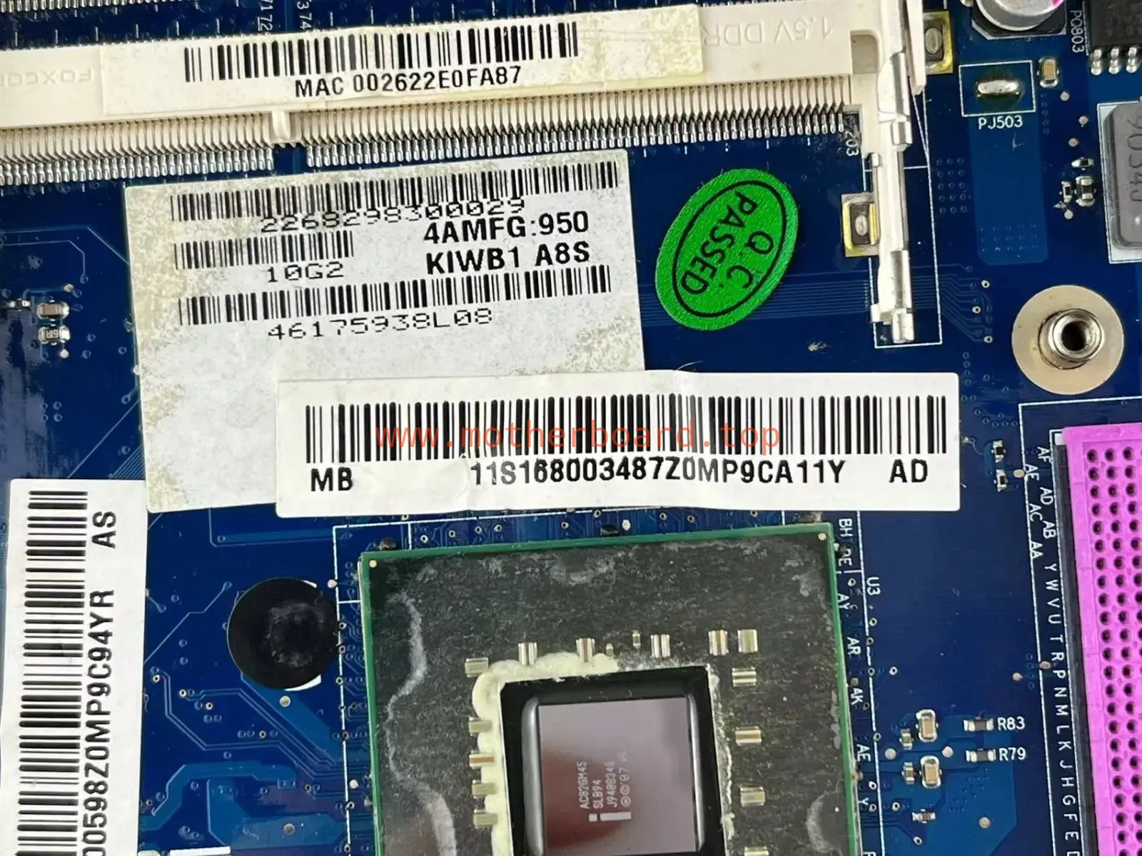 LA-4602P For lenovo ideapad Y550 motherboard GM45 DDR3 N10P-GS-A2 11S168003487 3