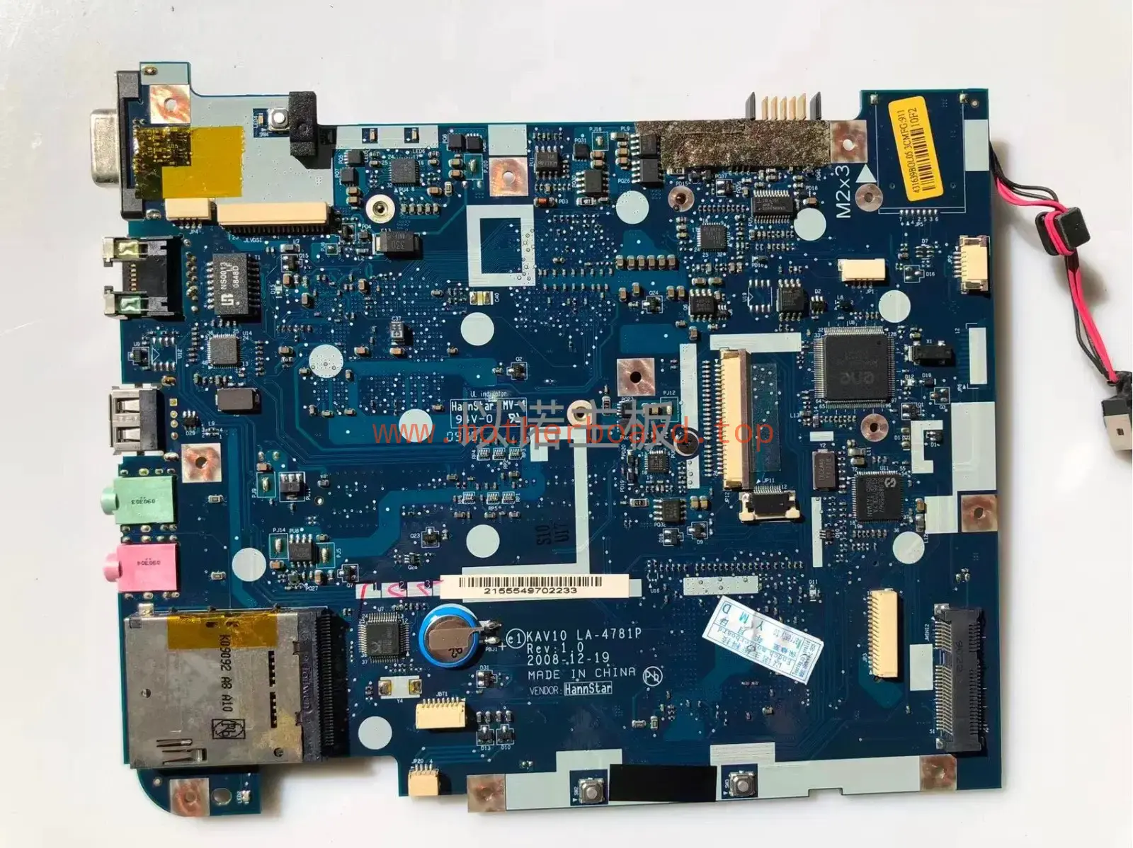 KAV10 LA-4781P For Acer aspire D150 Laptop Motherboard N270 CPU DDR2 4