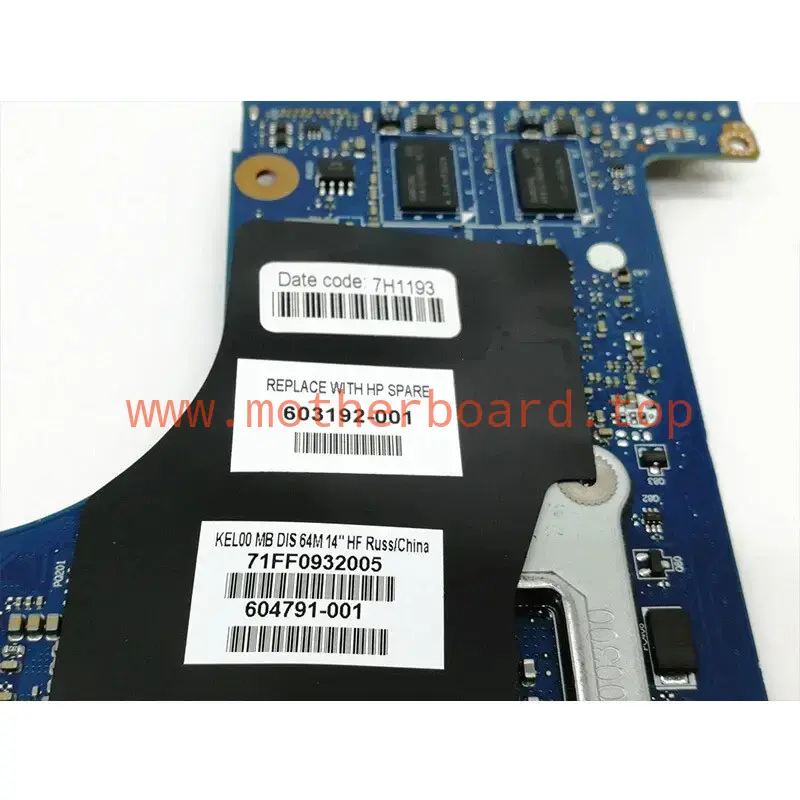 For HP 6440B 6540B Independent Motherboard LA-4891P 603190-001 603192-001 Tested 2