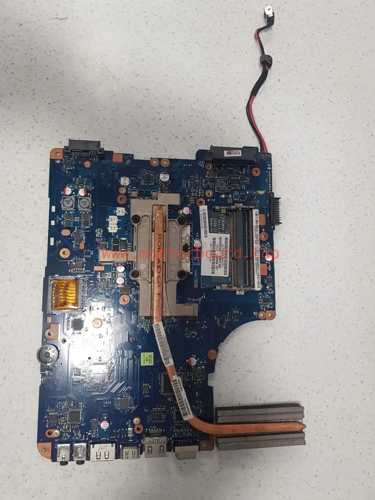Toshiba Satellite L500-1XD Motherboard LA-5321P with CPU, heatsink and DC jack 2