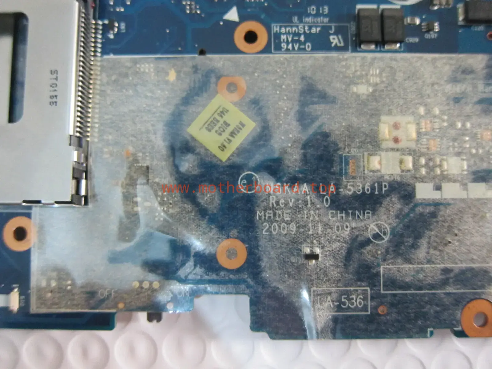 Laptop Motherboard For Toshiba Satellite A500 K000093550 LA-5361P HM55 DDR3 4