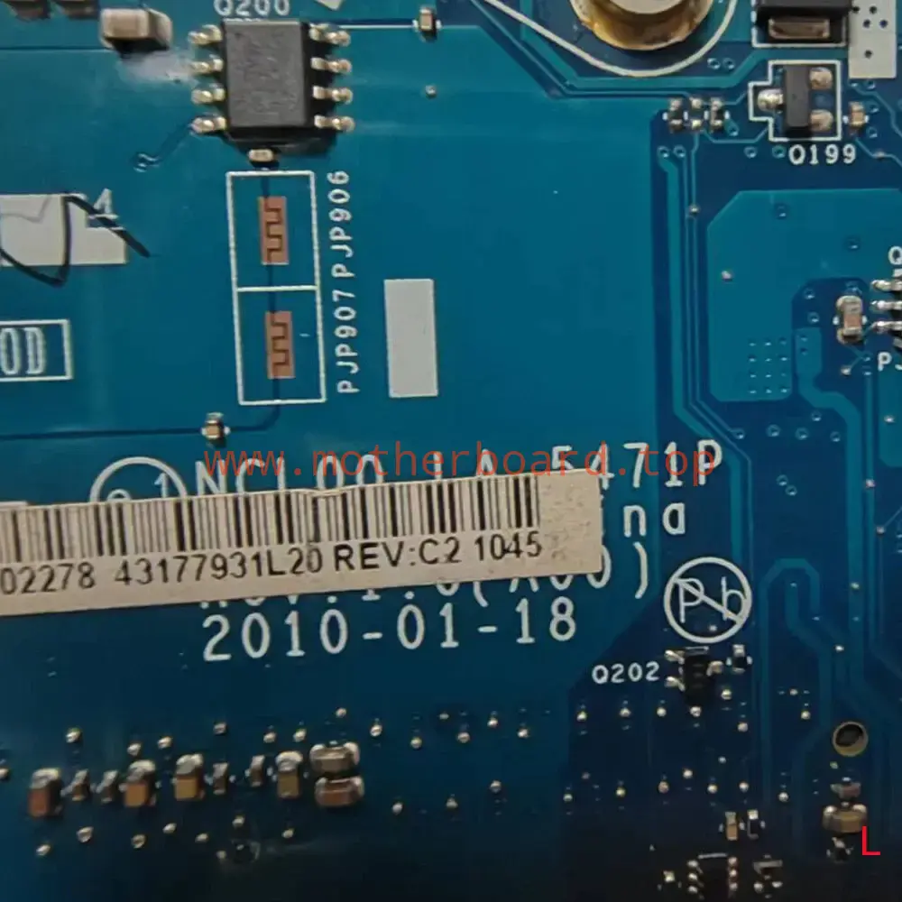 For DELL Latitude E6410 PP27LA Laptop Mainboard 08885V LA-5471P 2