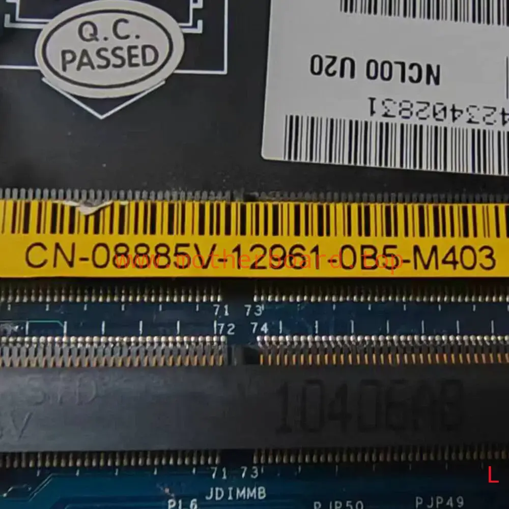For DELL Latitude E6410 PP27LA Laptop Mainboard 08885V LA-5471P 3