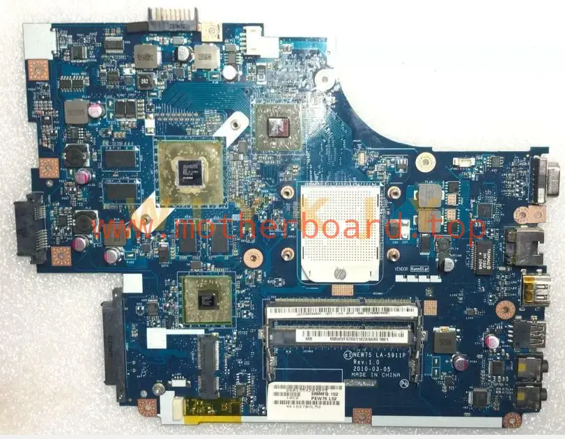 For Acer aspire 5551 Laptop Motherboard 75 LA-5911P MBPUU02001 HD5650M 1GB GPU
