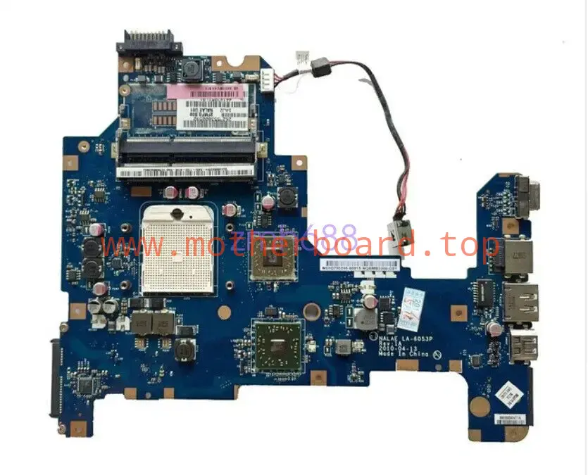For Toshiba L675D AMD Laptop K000103970 LA-6053P Motherboard