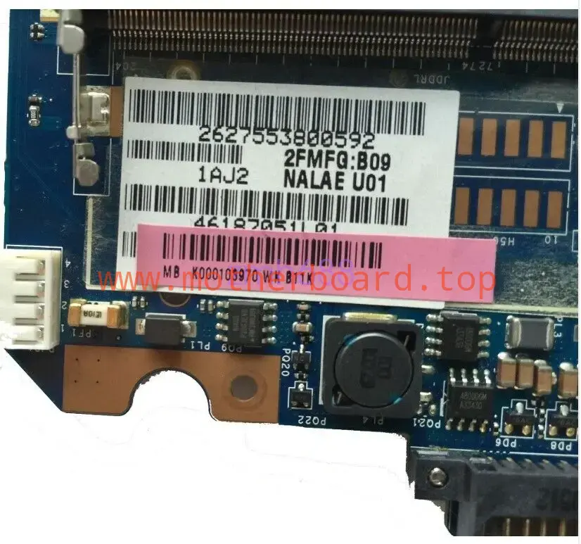 For Toshiba L675D AMD Laptop K000103970 LA-6053P Motherboard 3