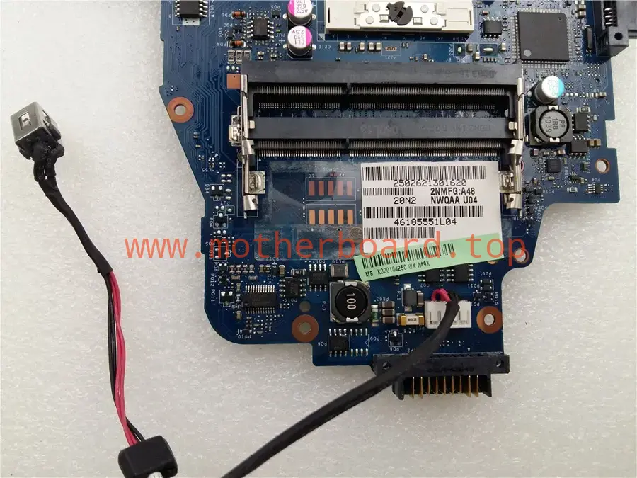 K000104250 LA-6061P Laptop Motherboard For Toshiba Satellite A660 A665 Tested OK 3