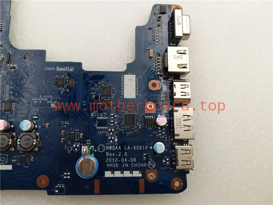 K000104250 LA-6061P Laptop Motherboard For Toshiba Satellite A660 A665 Tested OK 4