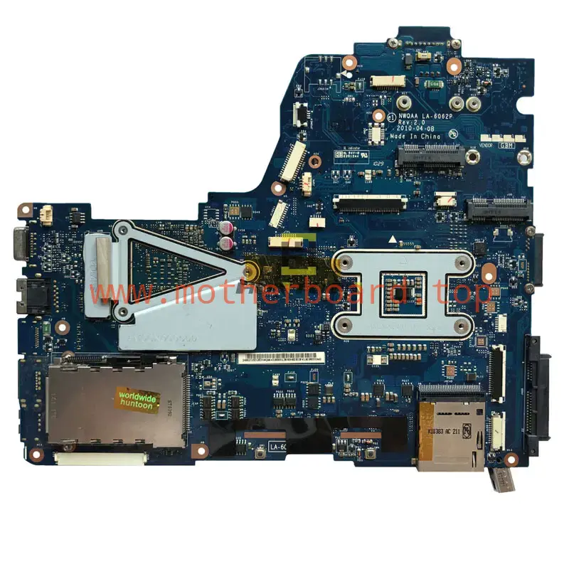 LA-6062P for Toshiba A660 A665 Intel HM55 GT330M K000104400 Motherboard 4