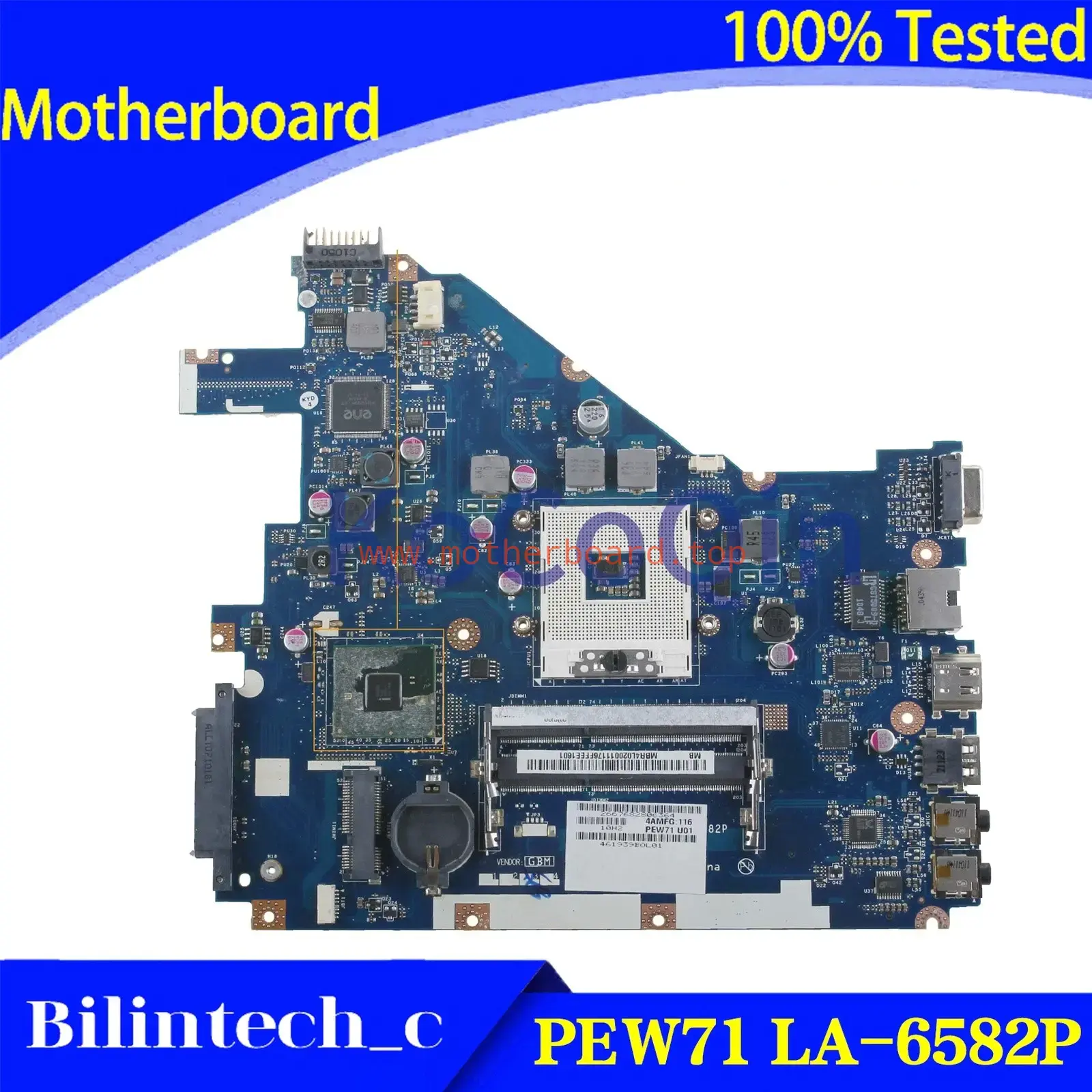 FOR Aspire 5742 5733 5742Z Motherboard MB.R4L02.001 LA-6582P *wq